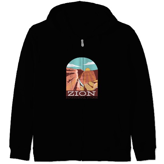 Zion National Park Zion National Park gift inspira Zip Hoodies