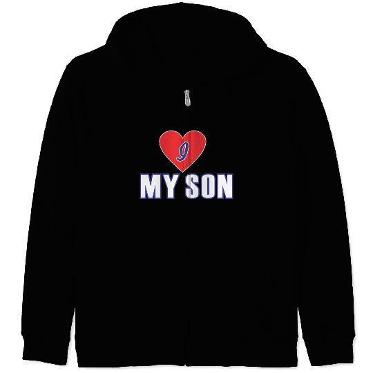 I love my son Zip Hoodies