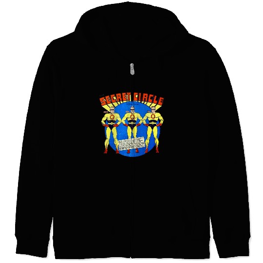 Secret Circle Zip Hoodies