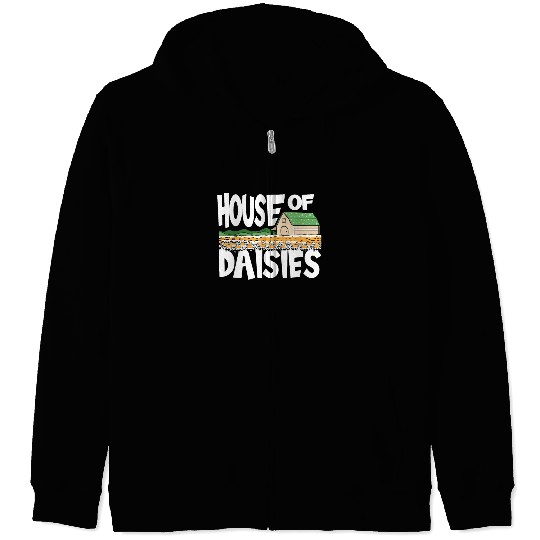 Daisy Garden Gardening Gardener Zip Hoodies