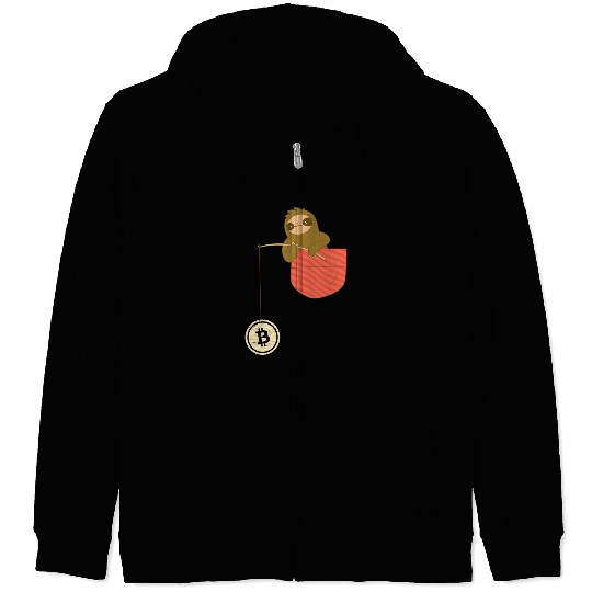 Funny Bitcoin Crypto Blockchain Btc Fun Lovers Zip Hoodies