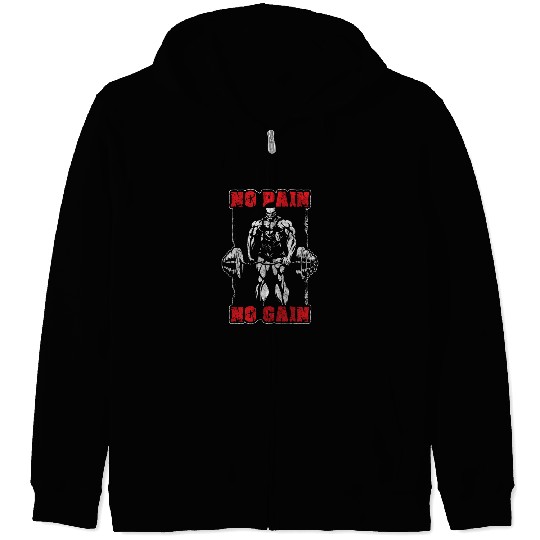 Fitness Gym Muscles Muscle Zip Hoodies