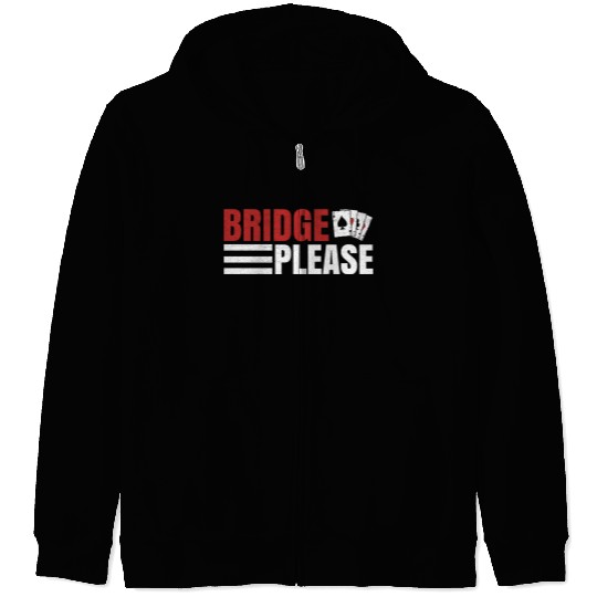 Bridge please Design for a Bridge Nerd Zip Hoodies