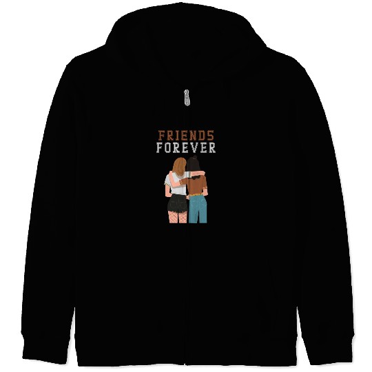 Cool Friends forever Zip Hoodies for friendship day to you