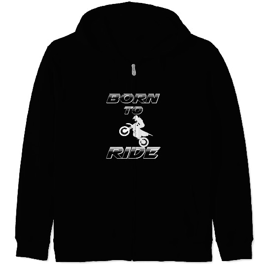 motorcycle riding Zip Hoodies summer badass born to ride