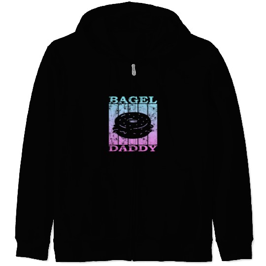 bagel dad 4 Zip Hoodies