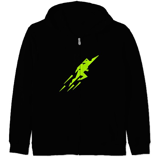 Rocket Man Zip Hoodies