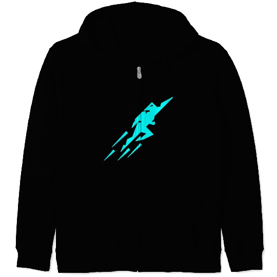 Rocket Man Zip Hoodies