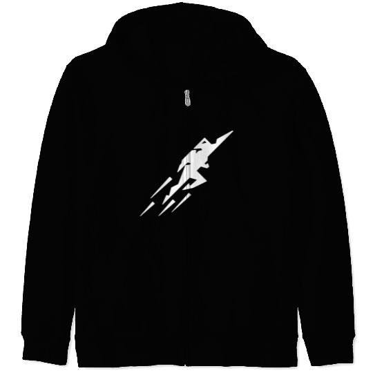 Rocket Man Zip Hoodies