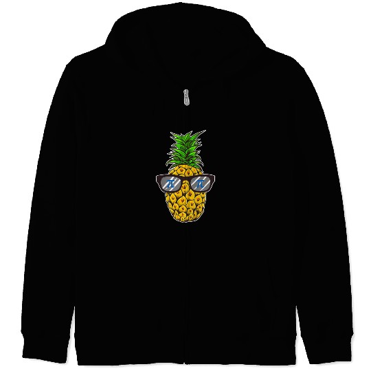 Pi Day Funny Pineapple Math Nerds Geeks Pi Symbol Zip Hoodies