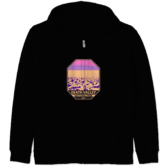 Death Valley National Park Devil’s Golf Course Zip Hoodies