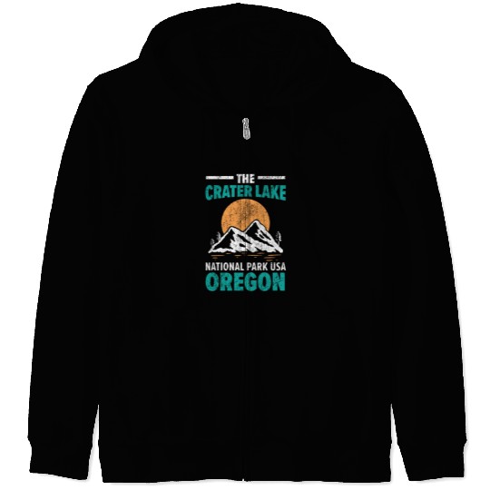 The Crater Lake National Park USA Oregon America Zip Hoodies