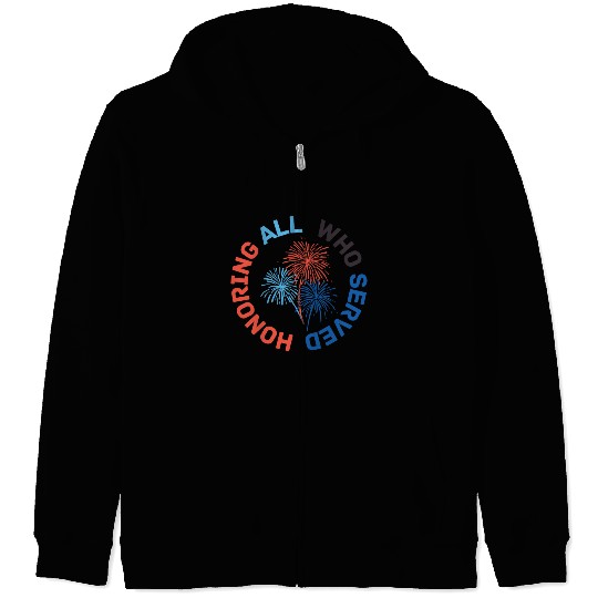 Thank You Veterans l Veterans Day Gift Idea Zip Hoodies