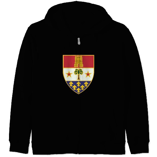 Army 110th Infantry Regiment wo Txt X 300 Zip Hoodies