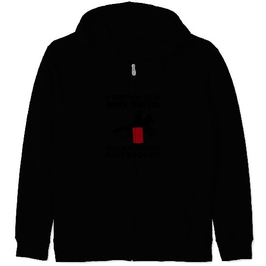 Barrel Racer Rodeo Racing Horse Riding Race Funny Zip Hoodies
