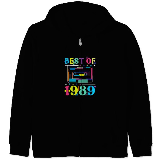 Best Of 1989 | Birthday Zip Hoodies | Birthday Retro