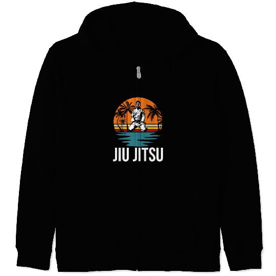 BJJ Gi Brazilian Jiu Jitsu Martial Arts Zip Hoodies