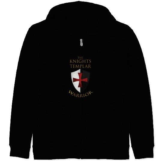 Knights Templar Christian Religious Warrior Oath Zip Hoodies