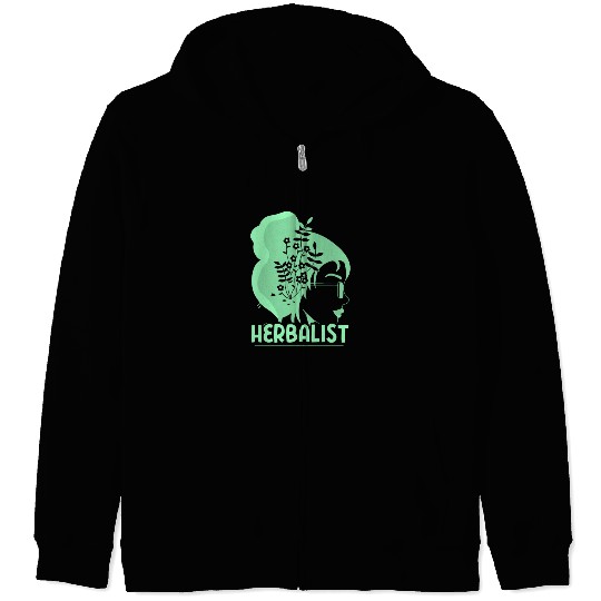 Herbalist Herbalism Herbs Gardening Herb Zip Hoodies