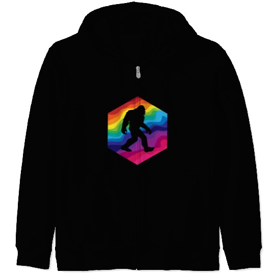 LGBT Gay Lesbian Pride Flag Funny Pride Month Zip Hoodies