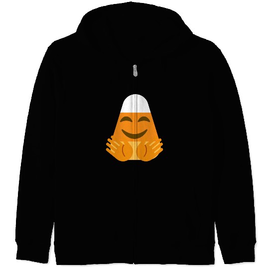 Hug Hugging Candy Corn Halloween Costume Zip Hoodies