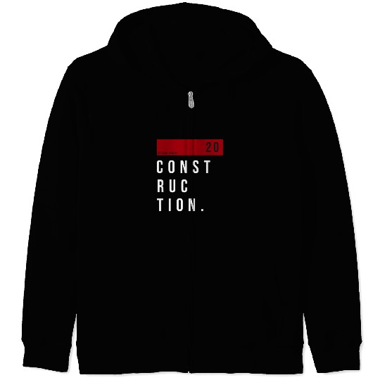 Tradesman Construction Badge Zip Hoodies