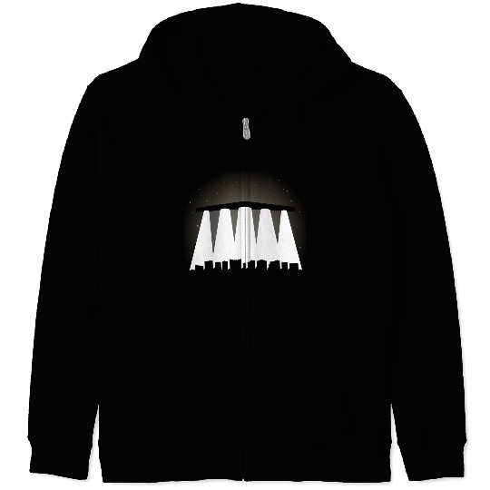 Black Triangle, Phoenix Lights Zip Hoodies