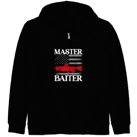 Master Baiter - Wels Catfish Hunter Zip Hoodies