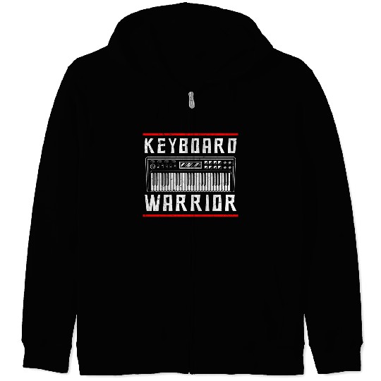 Funny Keyboard Player Music Teacher Humor Zip Hoodies