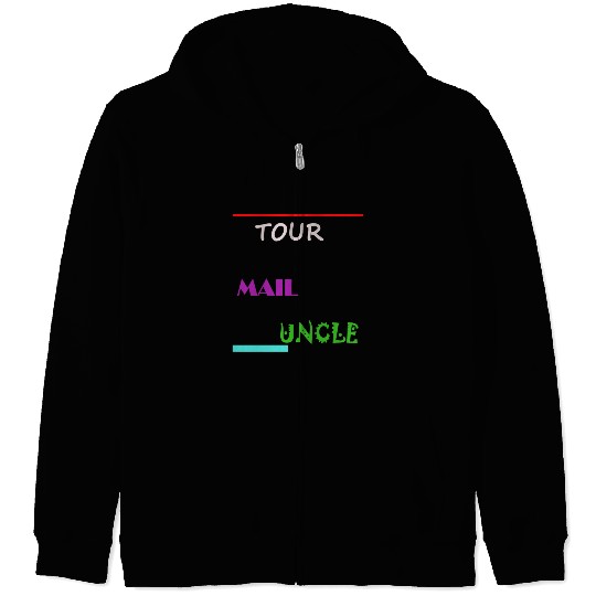Tour Mail Uncle Zip Hoodies
