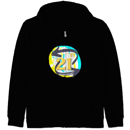 ANNIVERSARY 21 Zip Hoodies