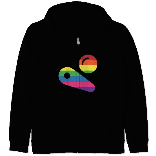 Pinball LGBT Player Zip Hoodies