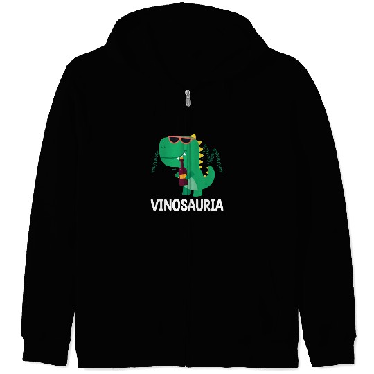 VINOSAURIA | Funny Beer Zip Hoodies | Funny Alcohol
