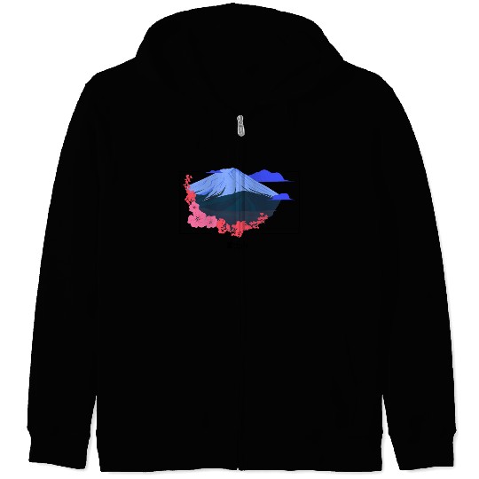 Mount Fuji Zip Hoodies