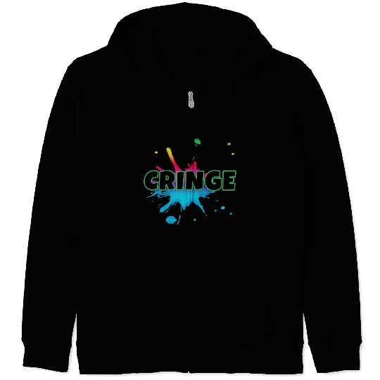 CRINGE Zip Hoodies