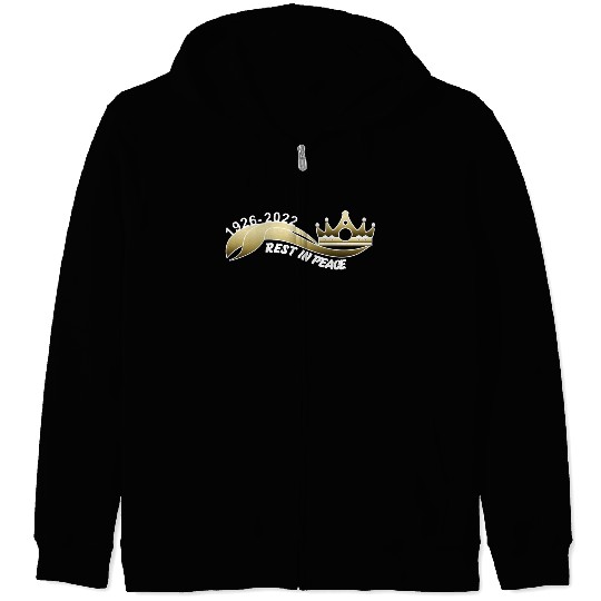 Rest in Peace Queen Eilizabeth ll Zip Hoodies