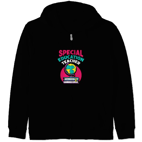 Special Education Teacher Sped Awareness Cute Zip Hoodies