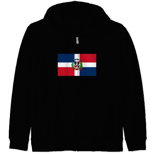 Dominican Republic flag phone case Zip Hoodies