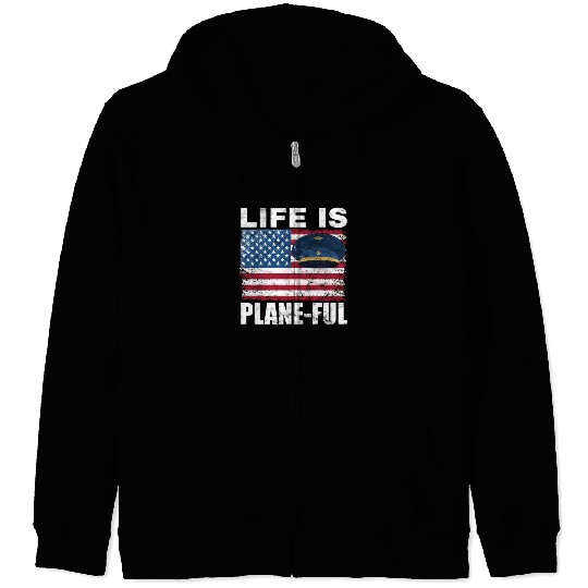 Airline Pilot Aviation Themed Pun For a Corporate Zip Hoodies