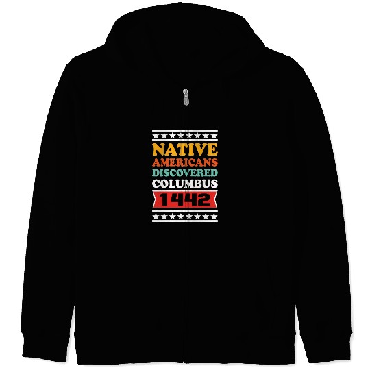 Columbus Day Zip Hoodies