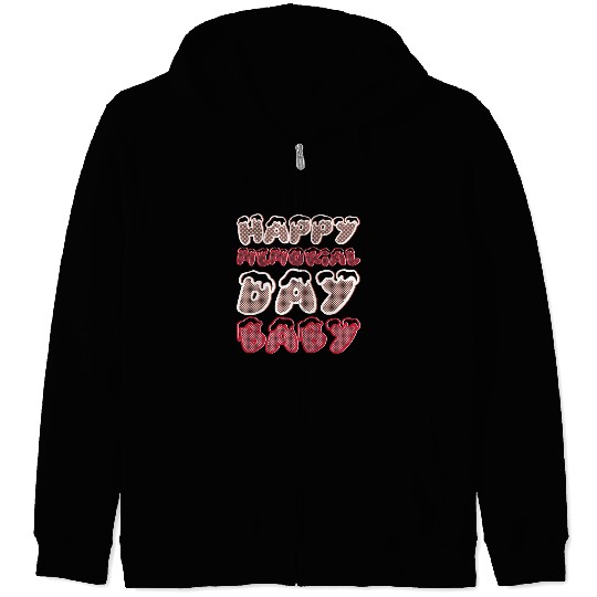 Happy Memorial Day Baby Zip Hoodies