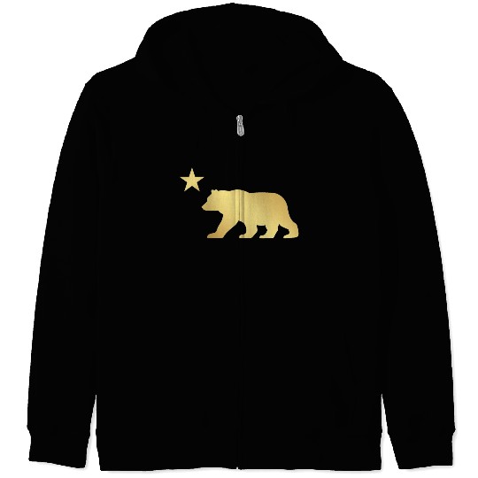 California Bear Zip Hoodies
