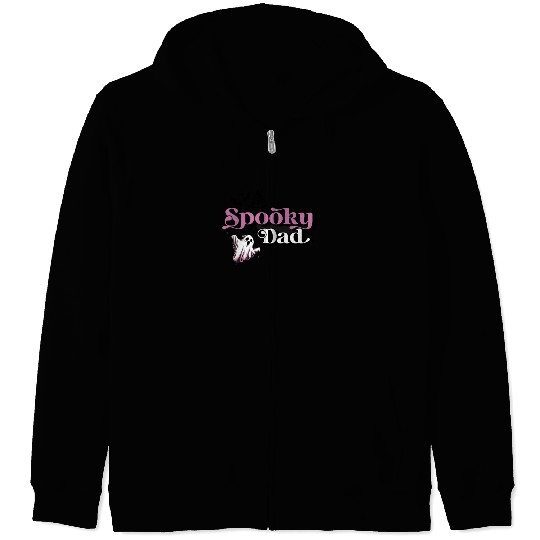 Cute Spooky Dad Halloween Outfit Zip Hoodies