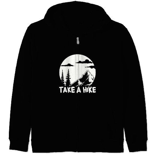 Hiking Go Mountaineering Hiking Tour Hiking Day Zip Hoodies