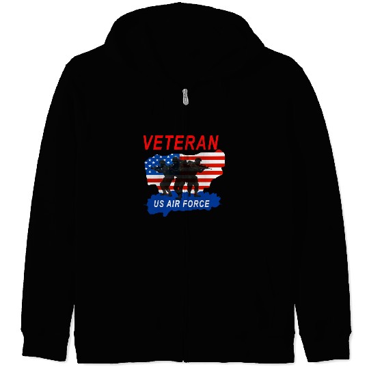 US Air Force Zip Hoodies