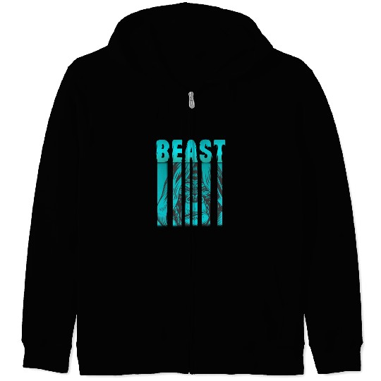 Gorilla Beast boxing MMA UFC Zip Hoodies