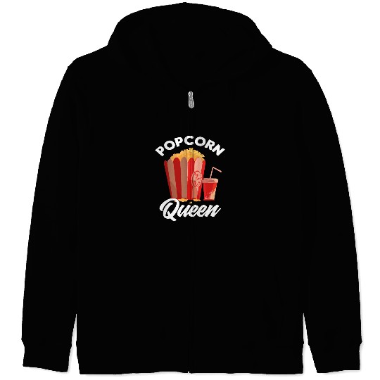 Film Popcorn Lover Zip Hoodies