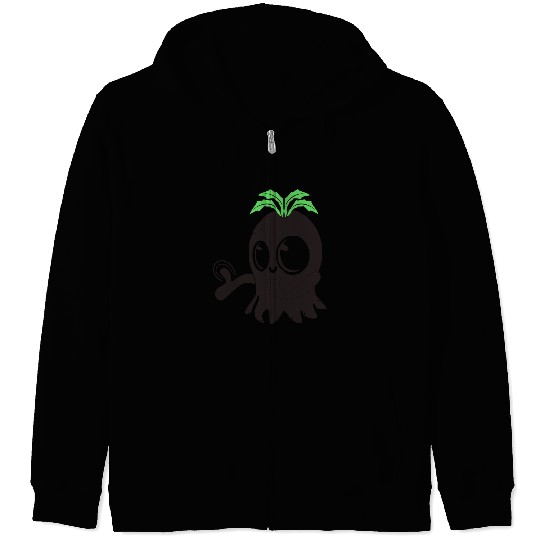 Black Business Cat Kitten With Yellow Tie Zip Hoodies