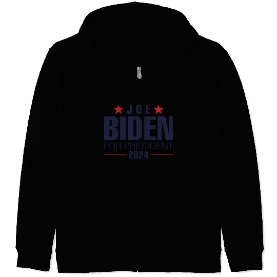 Joe Biden For President 2024 Zip Hoodies