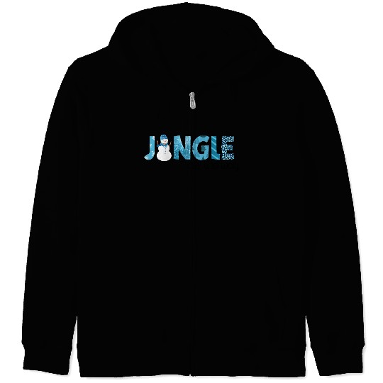 Jingle all the way sublimation Zip Hoodies